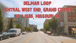 St. Louis' Most Famous Street and More: Delmar Loop, Central West End, St. Louis, Missouri 4K.