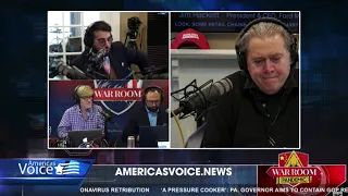 Alan Mendoza speaks to Steve Bannon and Raheem Kassam on the War Room