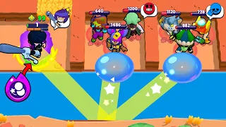 BIBI's HYPERCHARGE DESTROYED ALL NOOBS !!| Brawl Stars 2024 Funny Moments & Glitches & Fails 1215