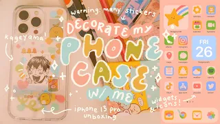 decorate my phone case w/ me! (what’s on my iphone 13 pro + unboxing)