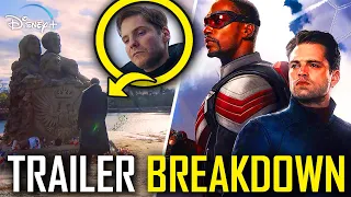 Falcon And The Winter Soldier Trailer Breakdown | Easter Eggs, Hidden Details & Things You Missed