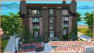 Converted Factory Apartment Complex | The Sims 4 | Build + House Tour