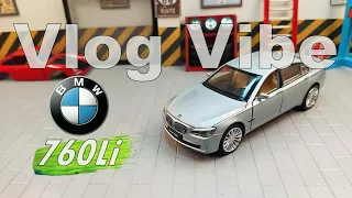 Unboxing BMW 7 Series 760Li Diecast/Alloy Model Car || Scale 1/32 || Gray Color || EP-53