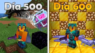 Sobreviví 600 Días en MINECRAFT HARDCORE pero en la 1.20