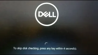 How to Stop To Skip Disk Checking Press Any Key Within 7 Seconds on Windows 10 Dell PC