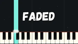 Faded - Alan Walker | Beginner Piano Tutorial Easy