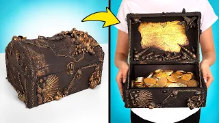 How To Make Amazing Pirate Chest 🏴‍☠️💰