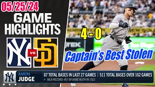 New York Yankees vs SD Padres (Judge & Rizzo Ribbie 👊) May 25, 2024 | Order in the Court