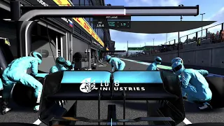 Matching the world record pit stop twice in a row. F1 2021