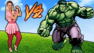 AVENTUREIRA ROSA vs HULK (QUEM É MAIS FORTE?)