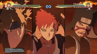 Naruto Ultimate Ninja Storm 4 DUBLADO - TODOS OS JUTSU EM EQUIPE