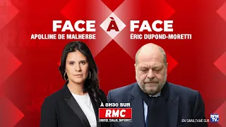 🔴 EN DIRECT - Eric Dupond-Moretti invité du Face à Face de RMC et BFMTV