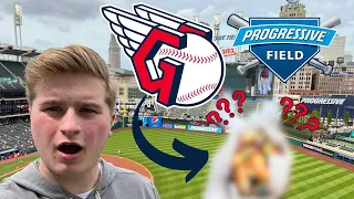 Baseball's Craziest Hotdog! Stadium Vlog #17- Cleveland Guardians | Progressive Field