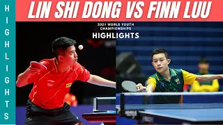 Lin Shi Dong vs Finn Luu | 2021 World Youth Championships | FULL MATCH HIGHLIGHTS