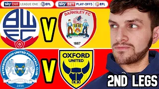 LEAGUE ONE PLAYOFF 2ND LEG PREDICTIONS