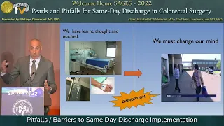 Pitfalls / Barriers to Same Day Discharge Implementation