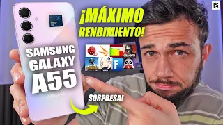 SORPRESA!🔥SAMSUNG GALAXY A55 5G: PRUEBAS de RENDIMIENTO EXTREMO