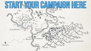 How to DRAW THE FIRST FANTASY MAP FOR YOUR D&D CAMPAIGN