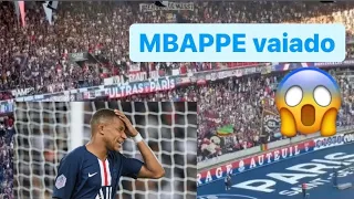 MBAPPE é VAIADO pela torcida do PSG na apresentação de MESSI