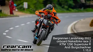 Bergrennen Landshaag 2022 onboard KTM 1290 SDR race 2 / rearcam