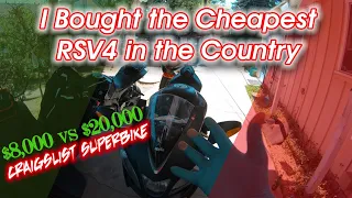 I Bought the CHEAPEST APRILIA in the Country! | 2015 RSV4 RR vs 2019 RSV4 RR 😢