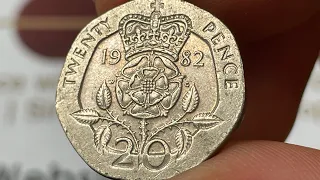 1982 United Kingdom 20 Pence Coin • Values, Information, Mintage, History, and More