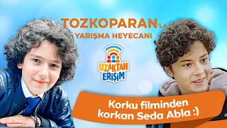 Korku Filminden Korkan Seda Abla :) | Bölüm - 51 #tozkoparan #TRT #uzaktanerisim #yarışma