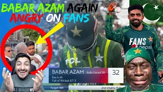 Babar Azam again angry on his fans | babar ne de fans ko daba k gale