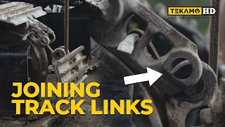 Excavator Track Repair: Quick & Easy Way To Join Track Links