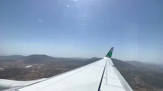 Heavy Wind Landing In Athens, Greece (LGAV)