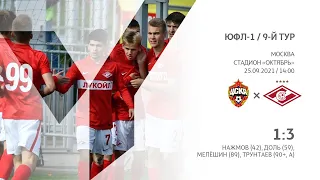 Обзор матча ЦСКА - "Спартак" (команды U-18) 1:3