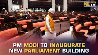 PM MODI DEDICATES NEW PARLIAMENT BUILDING TO NATION