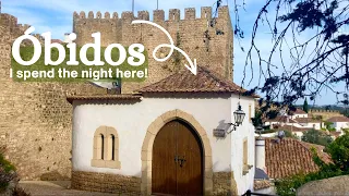 Inside a castle house in medieval town Óbidos, Portugal