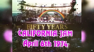 California Jam - FIFTY YEARS - Burn and Mistreated With Deep Purple (April 6, 1974)