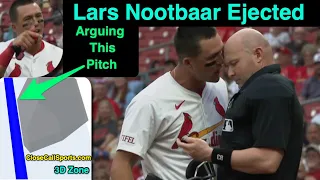 E53 - Lars Nootbaar Ejected From St Louis Dugout After Mike Estabrook's 1st Inning Strike 3 Call