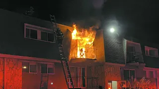 2ND ALARM Apartment Fire In Wichita KS 10-17-20