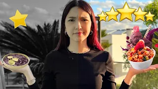 COMIDA 1 ESTRELA VS COMIDA 5 ESTRELAS !! QUAL é o MELHOR AÇAÍ ? | Luluca