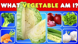 GUESS THE VEGETABLES 🫛🫚🥕| QUIZ JAQ |#vegetablequizgame