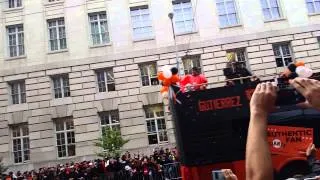 Pablo Sandoval World Series Parade Panda Bear