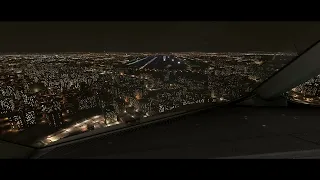 Realistic Night Landing at Dubai International in Microsoft Flight Simulator: A320 Fenix Touchdown