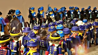 Playmobil Stop Motion : Guerre de sécession ( civil war ) #2 (battle)