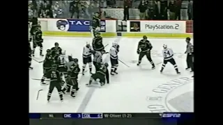 Wild scene after game in Vancouver 4/27/03