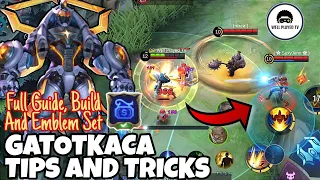 Gatotkaca Tips and Tricks | Full Guide, Combo, Build and Emblem Set