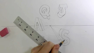 How To Draw Letters in 1-Point Perspective