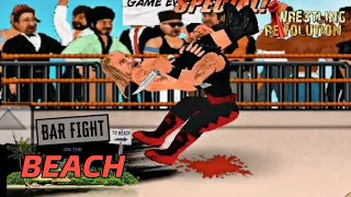 Lance Archer vs. Brock Lesnar: Bar Fight on the Beach 2021 | Wrestling Revolution