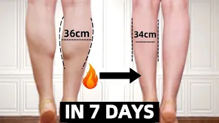 Slim Down Calves in 7 DAYS! 12 min Beginner Friendly Slim Legs Workout, No Jump