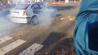 BMW EXTREME SPORT!!! Сожгли три комплекта резины!!! Покровск продолжает удивлять!!!