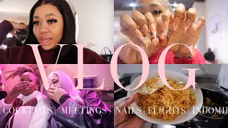 VLOG| A few days in my life, meetings, shooting, nail appt , dinner dates | South African Youtuber