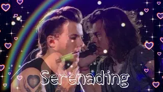 Larry Stylinson- On stage Serenading Moments (Part 1) || Louis and Harry