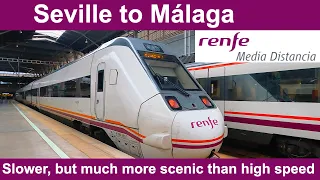 Seville to Málaga using the old route. Slower, but much more to see!
